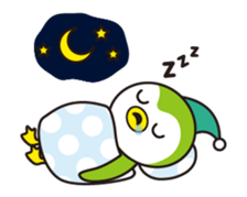 Green penguin - KuKu sticker #13453771