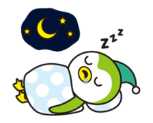Green penguin - KuKu sticker #13453771