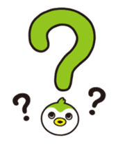 Green penguin - KuKu sticker #13453773
