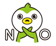 Green penguin - KuKu sticker #13453775