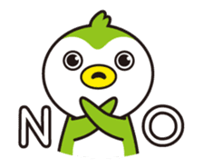 Green penguin - KuKu sticker #13453775