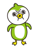 Green penguin - KuKu sticker #13453780