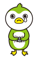 Green penguin - KuKu sticker #13453781