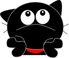 Friends of cute cat-11 sticker #13454067