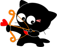 Friends of cute cat-11 sticker #13454072