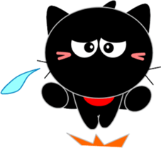 Friends of cute cat-11 sticker #13454078