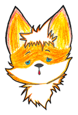 Sparky the little fox sticker #13454300