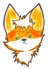 Sparky the little fox sticker #13454301