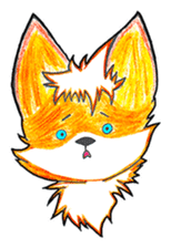 Sparky the little fox sticker #13454302