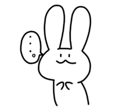 Snow rabbitMan2 sticker #13455927