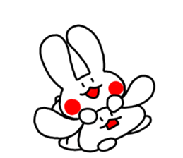 Snow rabbitMan2 sticker #13455931