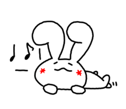 Snow rabbitMan2 sticker #13455932