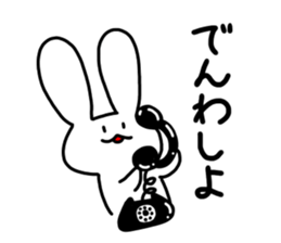 Snow rabbitMan2 sticker #13455933