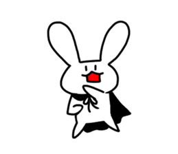 Snow rabbitMan2 sticker #13455934