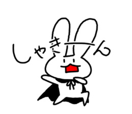 Snow rabbitMan2 sticker #13455935