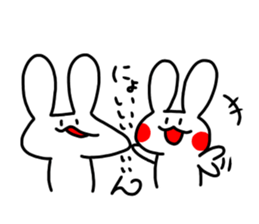 Snow rabbitMan2 sticker #13455938