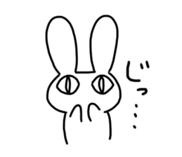 Snow rabbitMan2 sticker #13455941