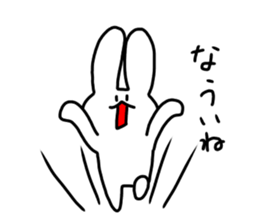 Snow rabbitMan2 sticker #13455948