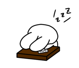 Snow rabbitMan2 sticker #13455951