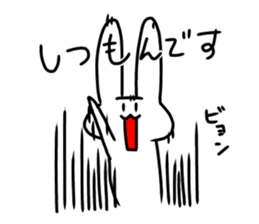 Snow rabbitMan2 sticker #13455952