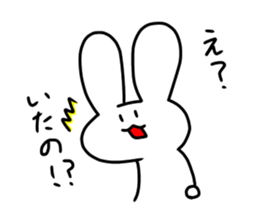 Snow rabbitMan2 sticker #13455953