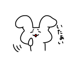 Snow rabbitMan2 sticker #13455957