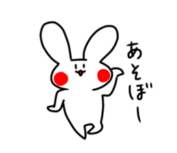 Snow rabbitMan2 sticker #13455958