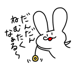 Snow rabbitMan2 sticker #13455963