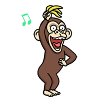 Crazy Funky Monkey2 sticker #13456254