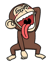 Crazy Funky Monkey2 sticker #13456261