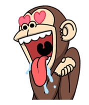 Crazy Funky Monkey2 sticker #13456268