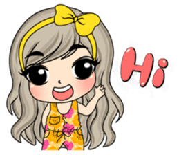 Unna mini girl (Eng) sticker #13456318