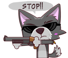 The Playful Dog sticker #13456367