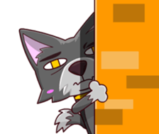 The Playful Dog sticker #13456369