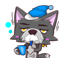 The Playful Dog sticker #13456372