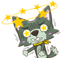 The Playful Dog sticker #13456377