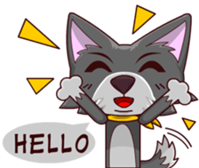 The Playful Dog sticker #13456378