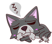 The Playful Dog sticker #13456385