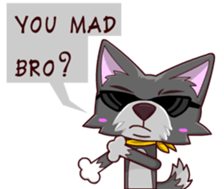 The Playful Dog sticker #13456391