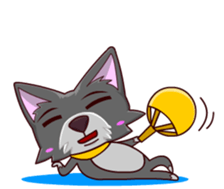 The Playful Dog sticker #13456397