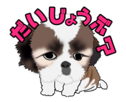 Move! Cute Shih Tzu sticker #13456413