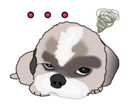 Move! Cute Shih Tzu sticker #13456417