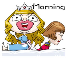 Wake up in the prince's kiss sticker #13456504