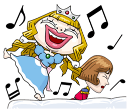Wake up in the prince's kiss sticker #13456506