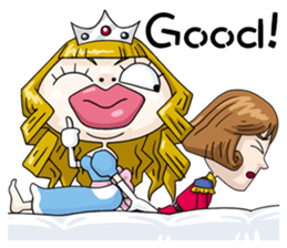 Wake up in the prince's kiss sticker #13456507