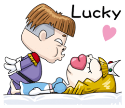Wake up in the prince's kiss sticker #13456511