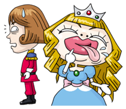 Wake up in the prince's kiss sticker #13456514