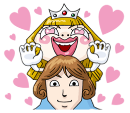 Wake up in the prince's kiss sticker #13456515