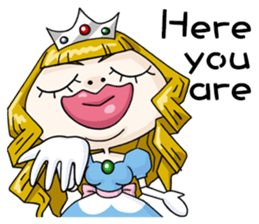 Wake up in the prince's kiss sticker #13456527