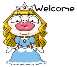 Wake up in the prince's kiss sticker #13456532